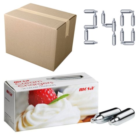 Naboje N2O do Bitej Śmietany 240 Sztuk Uniwersalne Stalgast 500030 | MOSA 500030_10