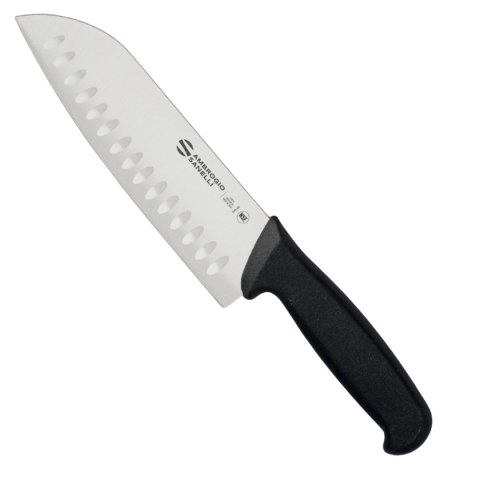 Nóż Kuchenny Santoku Supra Sanelli Ostrze ze Żłobieniami 320mm | HENDI S350.018