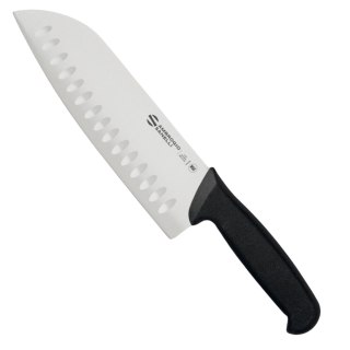 Nóż Kuchenny Santoku Supra Sanelli Ostrze ze Żłobieniami 340mm | HENDI S350.020