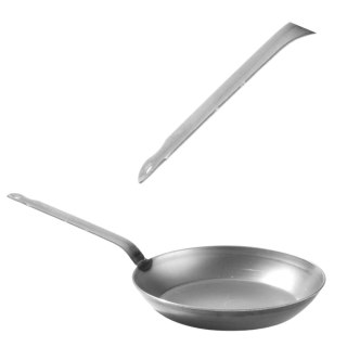 Patelnia Stalowa Uniwersalna Profi Line 24 cm | HENDI 628638