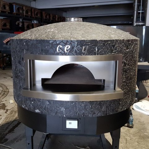 Piec do pizzy gazowy/gazowy + drewno, Granvolta 100 cm | Ceky F10GG