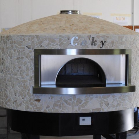 Piec do pizzy gazowy/gazowy + drewno, Granvolta 100 cm | Ceky F10GG