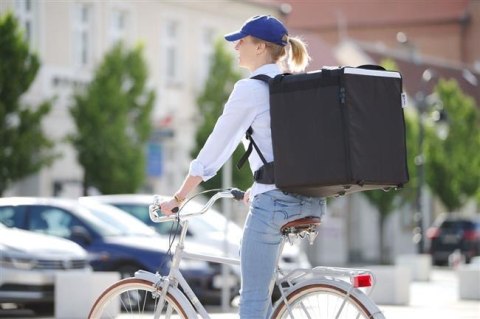 Plecak Termoizolacyjny Dla Dostawcy 75,2l Czarny 410x410x480 | HENDI 709801