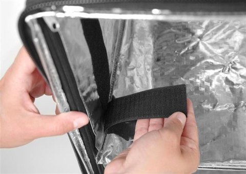 Plecak Termoizolacyjny Dla Dostawcy 75,2l Czarny 410x410x480 | HENDI 709801