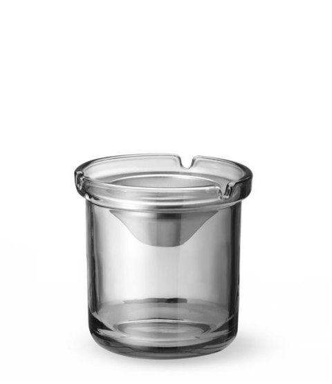 Popielnica Szklana ze Stalowym Wkładem 98x99mm | HENDI 440117