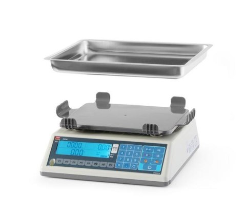 Profesjonalna Waga Kalkulacyjna Lcd z Legalizacją | HENDI TEM030C-PZR