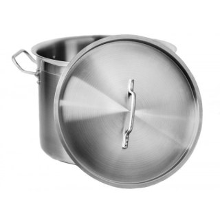 Profesjonalny Garnek Stalowy z Pokrywką 13l | SZRON GDC2822