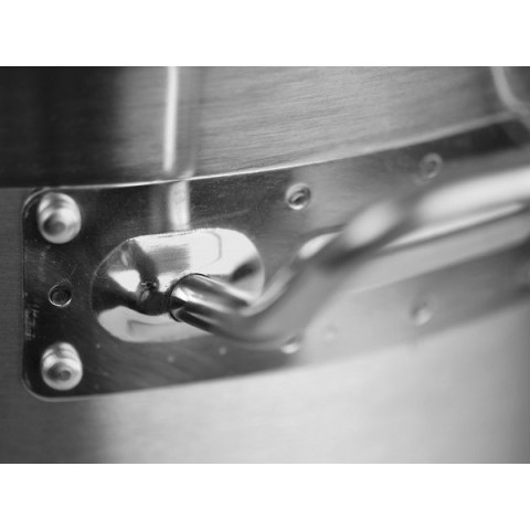 Profesjonalny Garnek Stalowy z Pokrywką 13l | SZRON GDC2822