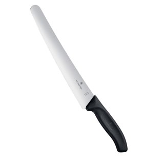 Profesjonalny Nóż Kuchenny do Ciasta Victorinox Czarny 390 mm | HENDI 6.8633.26B