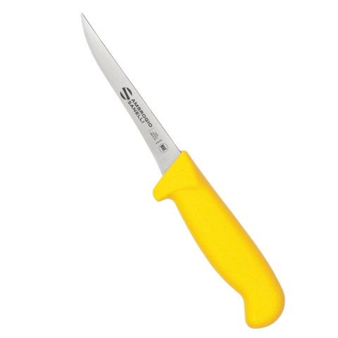Profesjonalny Nóż Kuchenny do Trybowania Sanelli Wąskie Ostrze Żółty 260 mm | HENDI S307.012Y