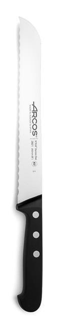 Nóż do Pieczywa Seria Universal Arcoroc Czarny (L)320 mm | HENDI 282104