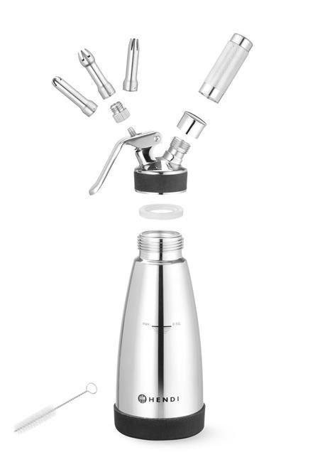 Syfon do Ciepłych i Zimnych Sosów 0,5l ⌀95x275 | HENDI 588697