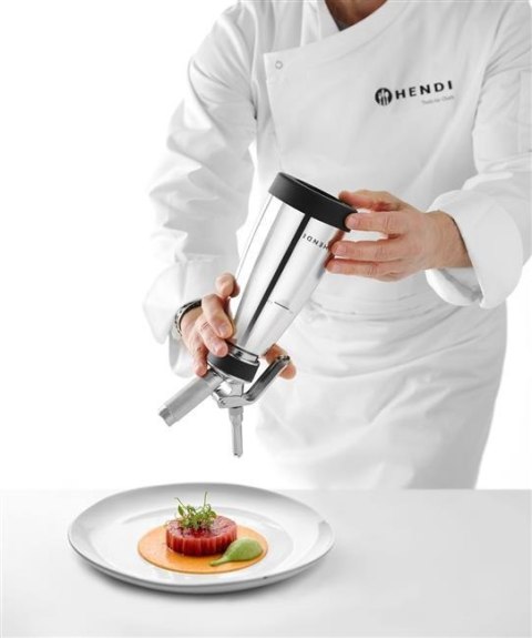 Syfon do Ciepłych i Zimnych Sosów 0,5l ⌀95x275 | HENDI 588697