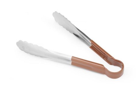 Szczypce Gastronomiczne do Serwowania Haccp Brązowe | HENDI 171929