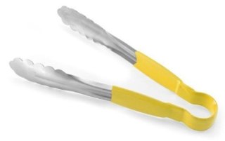 Szczypce Kuchenne Gastronomiczne 25 cm Żółte | HENDI 171899