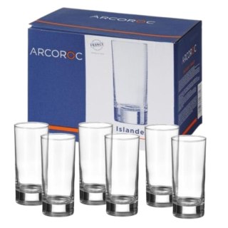 Szklanka Wysoka Islande Arcoroc 330 ml 0,33l 6 szt. Ø63x(H)157mm | HENDI N6639