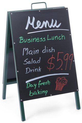 Tablica Wolnostojąca do Gastronomi 50x85 cm | HENDI 664117