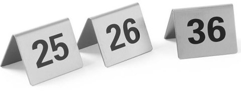 Tabliczka z Numerem Stolika 25-36 | HENDI 663868