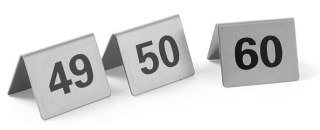 Tabliczka z Numerem Stolika 49-60 | HENDI 663882
