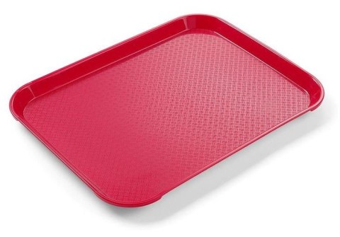 Taca Barowa Fast Food z Polipropylenu 265x345 Czerwona | HENDI 878712
