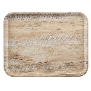 Taca Capri Prostokątna 370x530 mm Jasny Dąb Cambro | HENDI CA3753E86