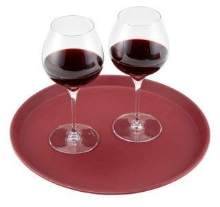 Taca do Serwowania Camtread Okrągła Antypoślizgowa Cambro Burgund ⌀355x21 | HENDI 1400CT522