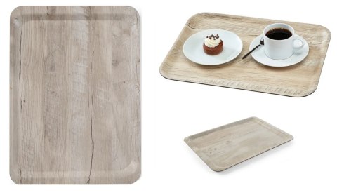 Taca Kelnerska 330x430 Jasny Dąb | HENDI 508862