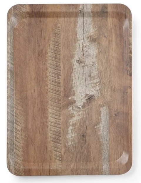 Taca Kelnerska 330x430 Nadruk Drewna | HENDI 508879