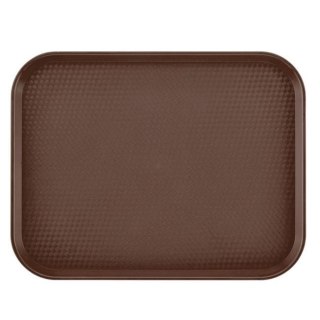 Taca z Polipropylenu Fast Food Średnia Cambro Brązowa 300x410x19 | HENDI 1216FF167