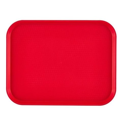 Taca z Polipropylenu Fast Food Średnia Cambro Czerwona 300x410x19 | HENDI 1216FF163