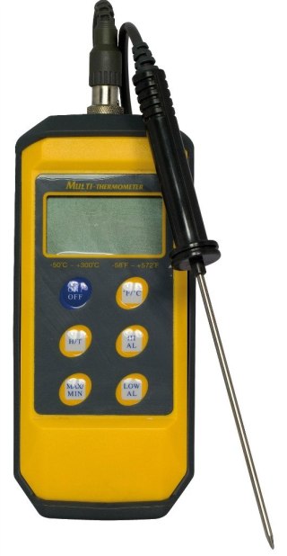 Termometr Kuchenny Cyfrowy z Sondą -50/+300 St.C | HENDI 271407