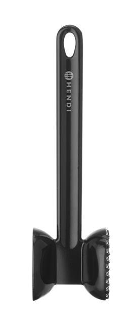 Tłuczek do Mięsa Czarny 255x65x(H)70mm | HENDI 513118