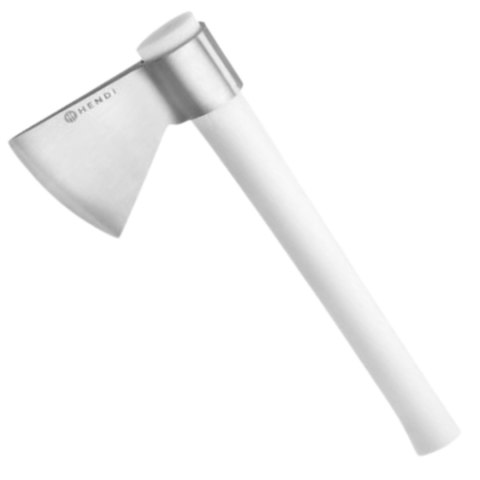 Topór Masarski Siekiera 250 mm Mycie w Zmywarce Biała | HENDI 843383
