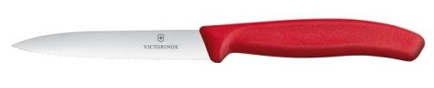 Victorinox Swiss Classic Nóż do Jarzyn Ząbkowany 10 cm Czerwony | HENDI 6.7731