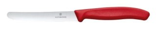 Victorinox Swiss Classic Nóż do Pomidorów Zaokrąglony Czubek Ząbkowany 11 cm Czerwony | HENDI 6.7831