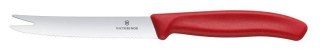 Victorinox Swiss Classic Nóż do Sera i Kiełbasy Ostrze Ząbkowane 11 cm Czerwony | HENDI 6.7861