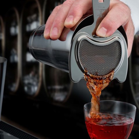 Długa Łyżka Barmańska Czarny Połysk 400 mm | BARFLY M37013BK