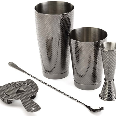 Długa Łyżka Barmańska Czarny Połysk 400 mm | BARFLY M37013BK