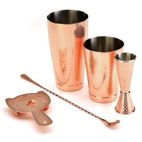 Długa Łyżka Barmańska Miedź 400 mm | BARFLY M37013CP