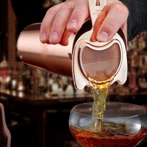 Długa Łyżka Barmańska Miedź 400 mm | BARFLY M37013CP