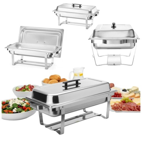 Podgrzewacz Na Pastę GN 1/1 7,5l Zestaw 4 Szt. | HENDI 238837-1