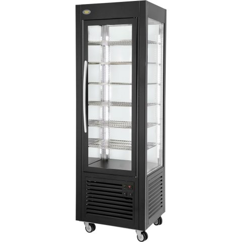 Witryna Chłodnicza Cukiernicza Oświetlenie Led Czarna V 360 L l | ROLLER GRILL 777451