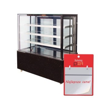 Witryna cukiernicza prosta 1200x650x1415mm poj. 745 l | P21 1140024