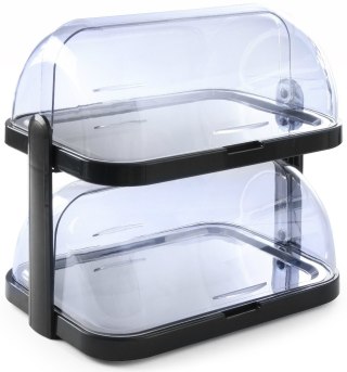 Witrynka Chłodząca Na Kanapki Drożdżówki Pączki Uniwersalna 2-Poziomowa | HENDI 871812