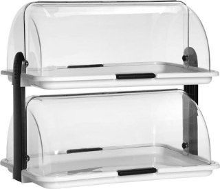 Witrynka Na Ciastka i Drożdżówki 2-Poziomowa | HENDI 871713