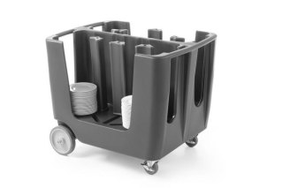 Wózek Cateringowy do Transportu Talerzy 6 Stosów Po 50 Talerzy | HENDI 877906