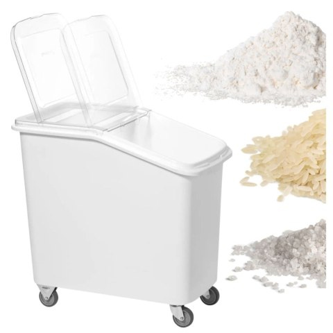 Wózek Na Mąkę i Produkty Sypkie Pojemnik 98l Gastronomiczny | HENDI 877920