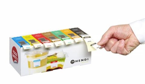 Zestaw Etykiet Wielorazowych 240x80x100 | HENDI 850305