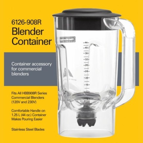 Dzbanek z Poliwęglanu O Poj. 1,25 L do Blendera Hbb 908r | HAMILTON BEACH COmmERCIAL 6126-908R