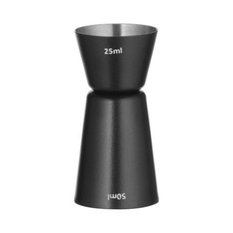 Jigger -Miarka Barmańska 25ml / 50ml Czarny ⌀45x(H)86mm | BAR UP 596647